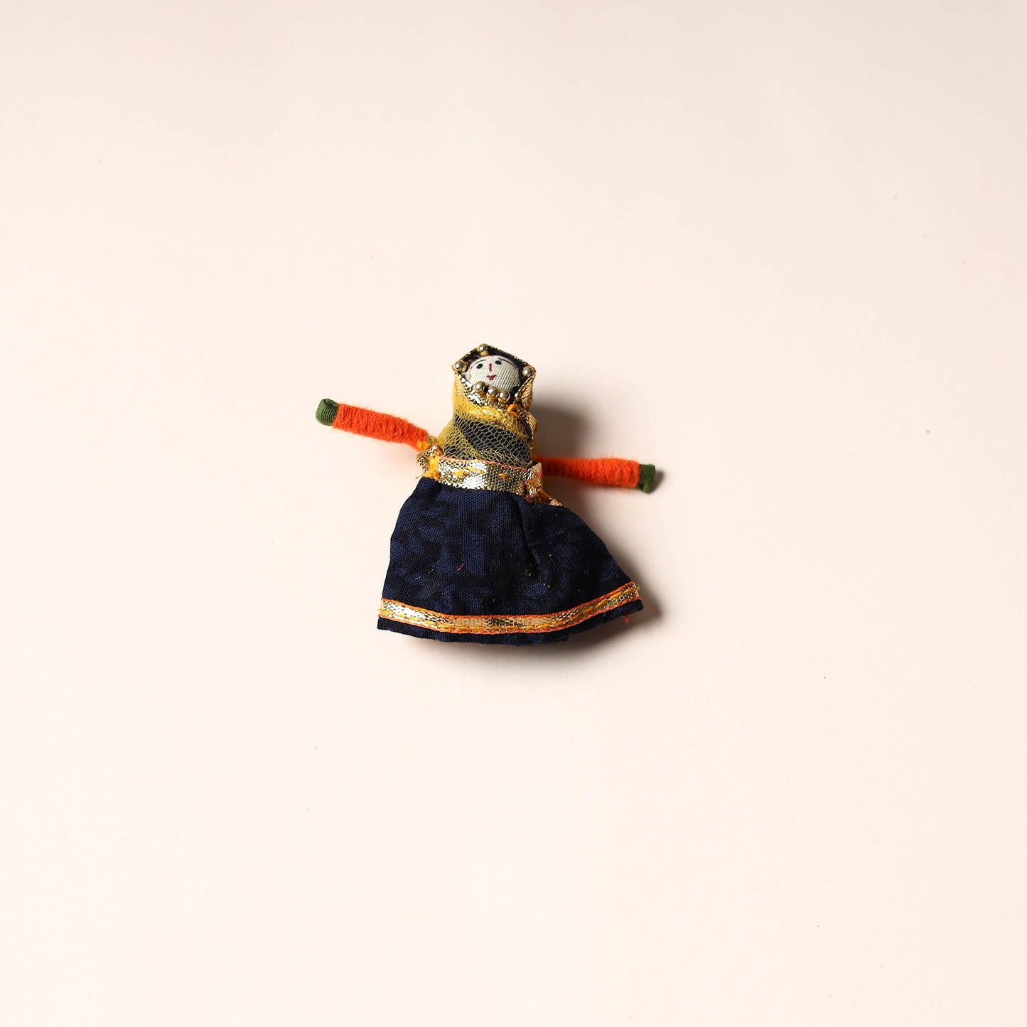 Rajasthani Puppet Couple Handmade Magnet