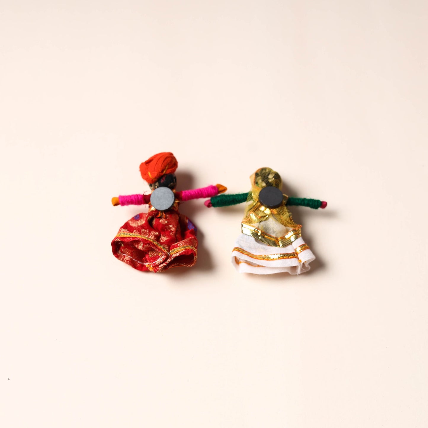 Rajasthani Puppet Couple Handmade Magnet