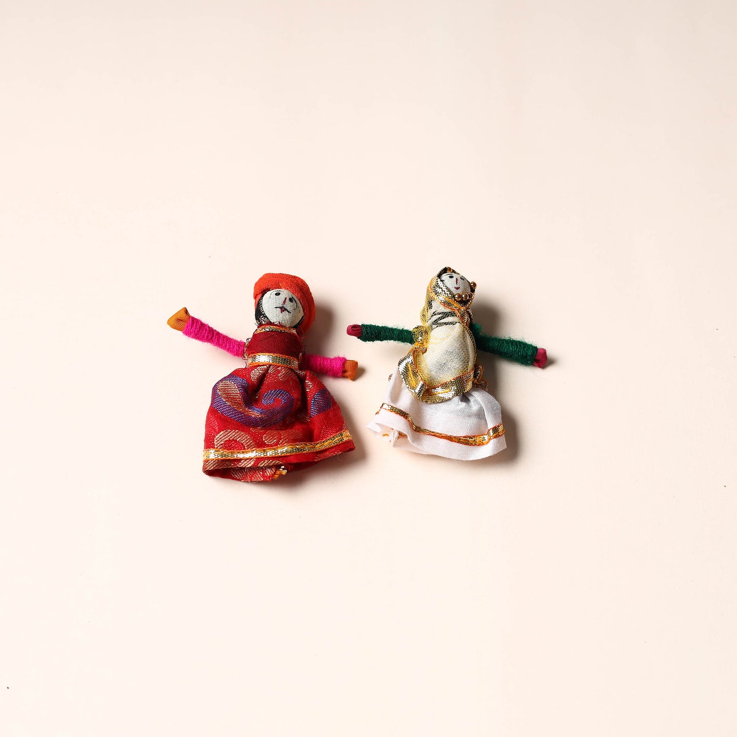 Rajasthani Puppet Couple Handmade Magnet