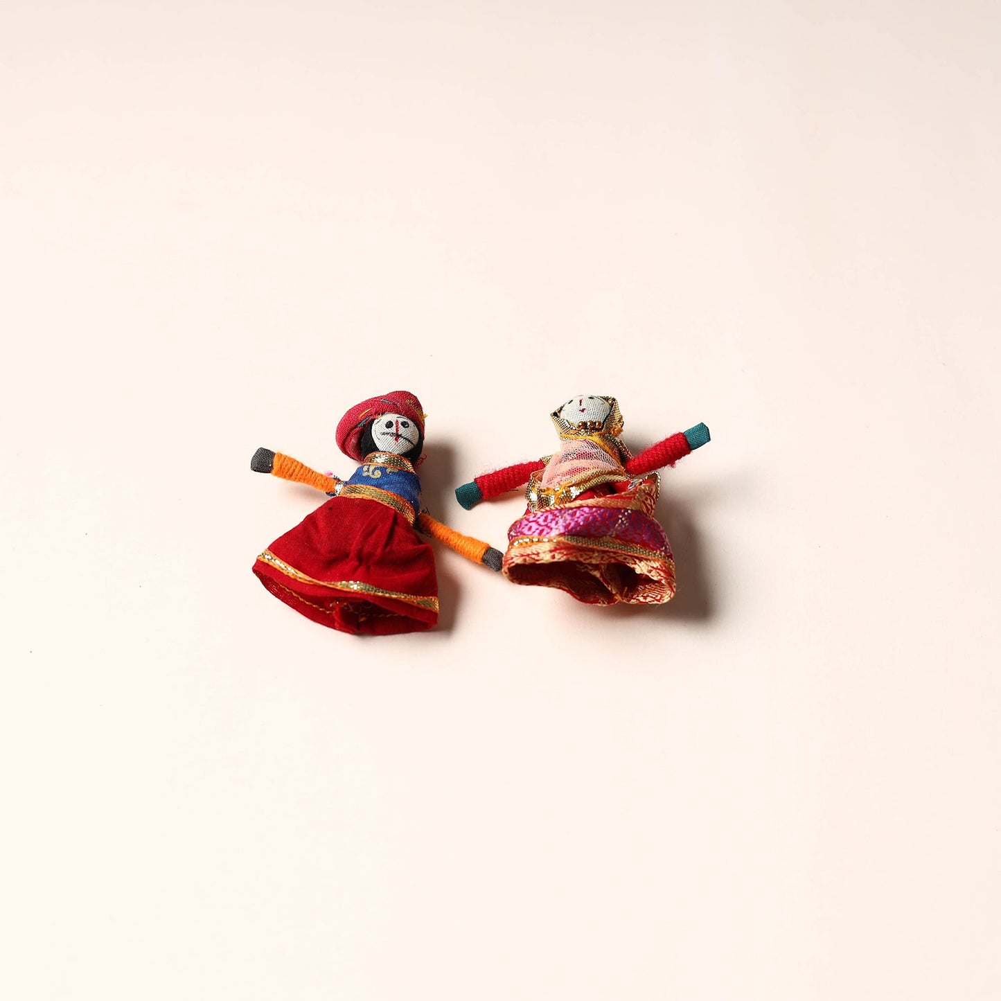 Rajasthani Puppet Couple Handmade Magnet