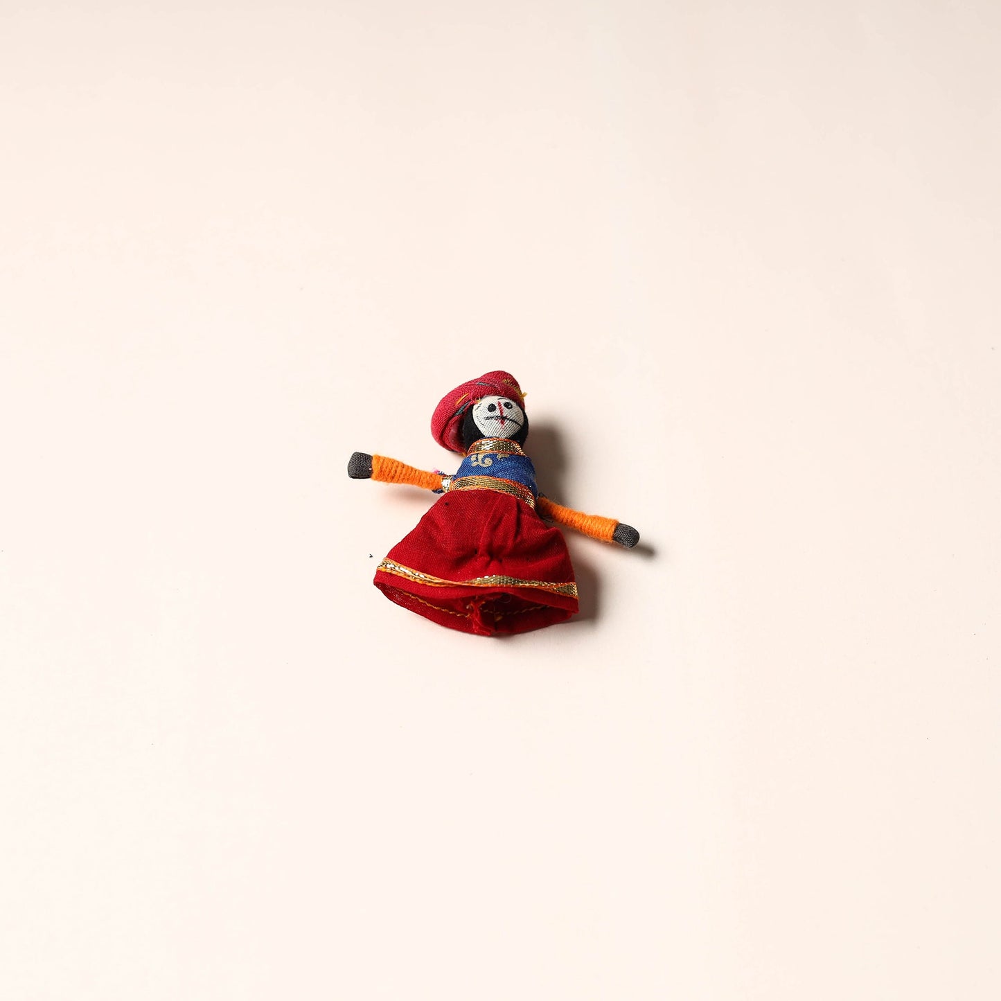 Rajasthani Puppet Couple Handmade Magnet