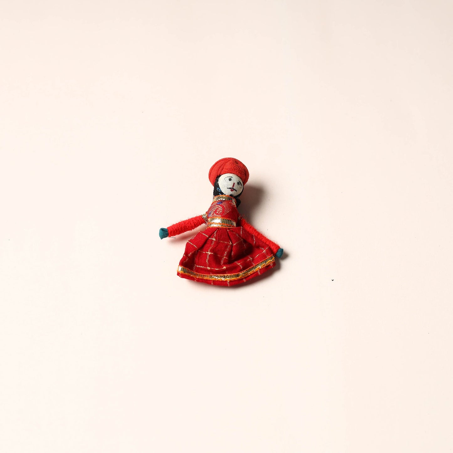 Rajasthani Puppet Couple Handmade Magnet