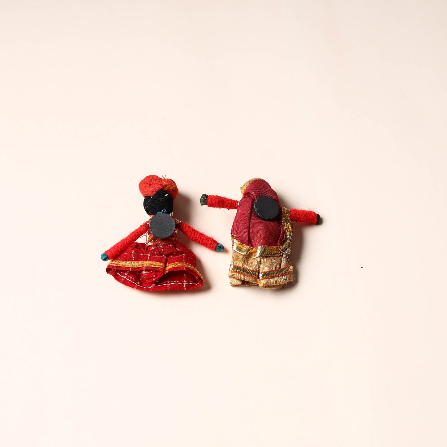 Rajasthani Puppet Couple Handmade Magnet