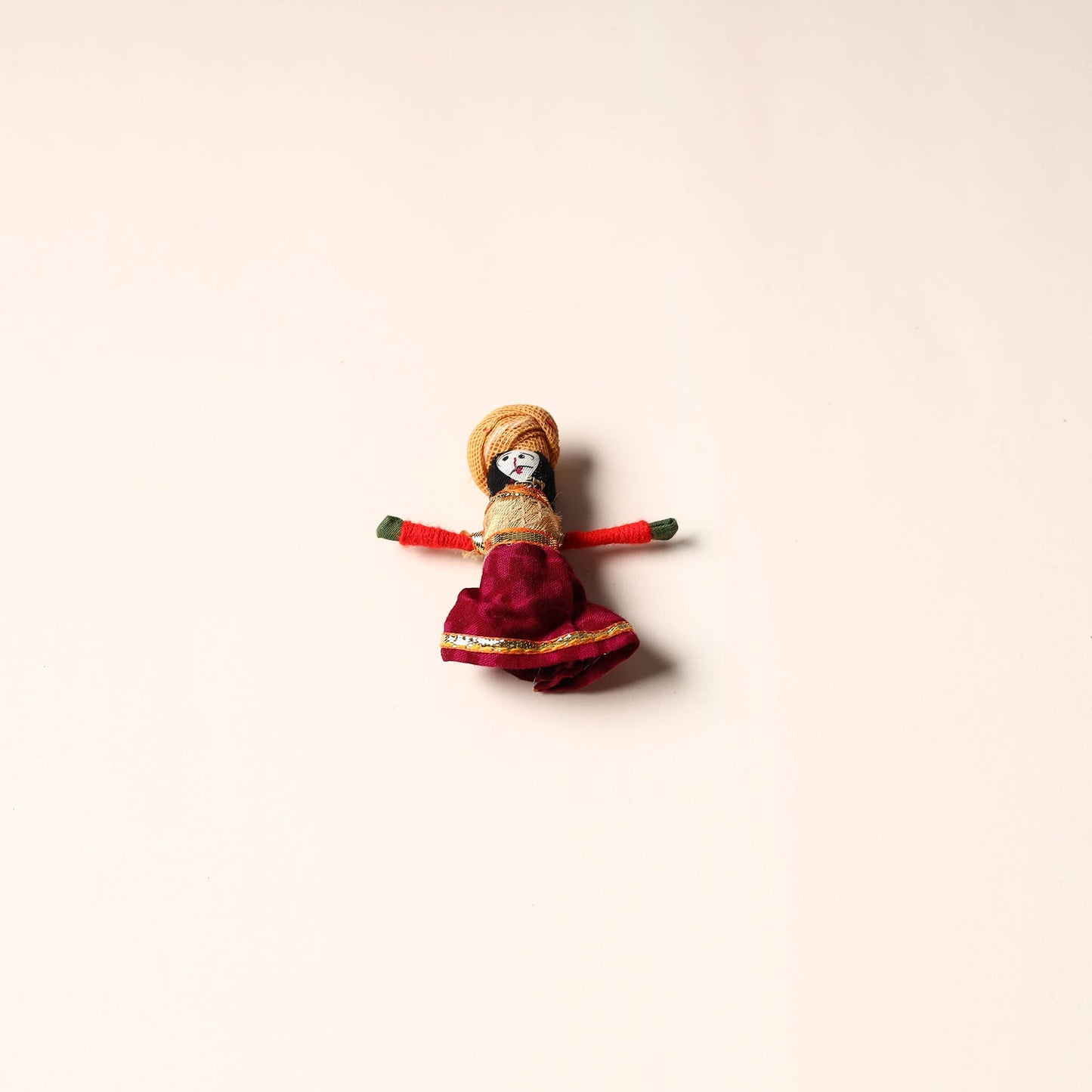 Rajasthani Puppet Couple Handmade Magnet