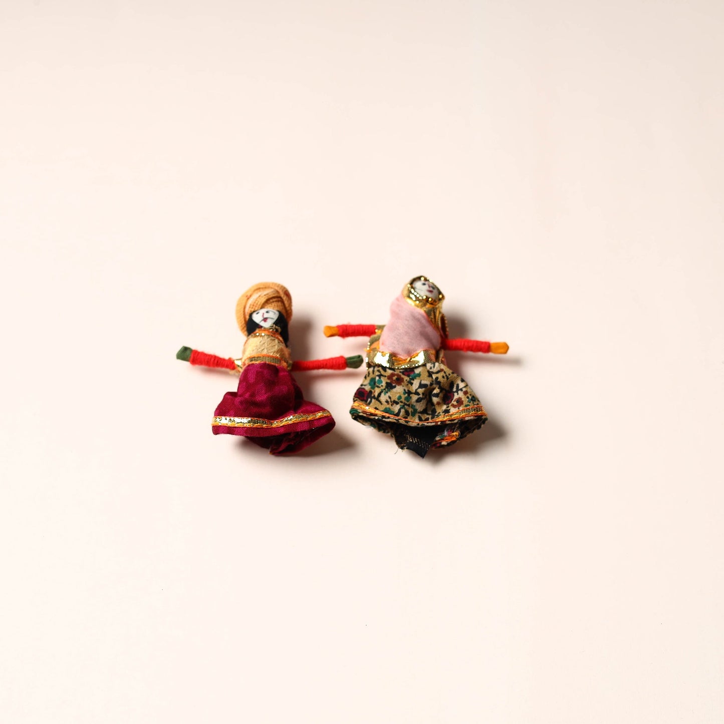 Rajasthani Puppet Couple Handmade Magnet