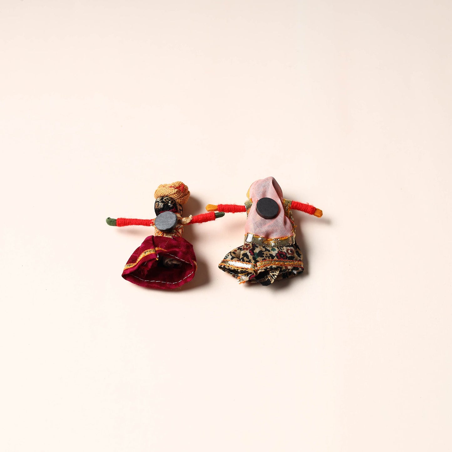 Rajasthani Puppet Couple Handmade Magnet