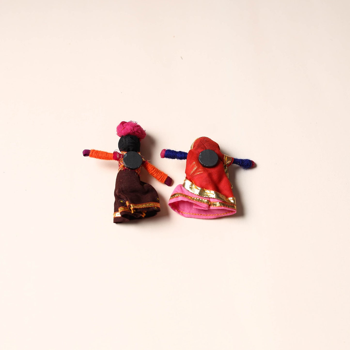 Rajasthani Puppet Couple Handmade Magnet