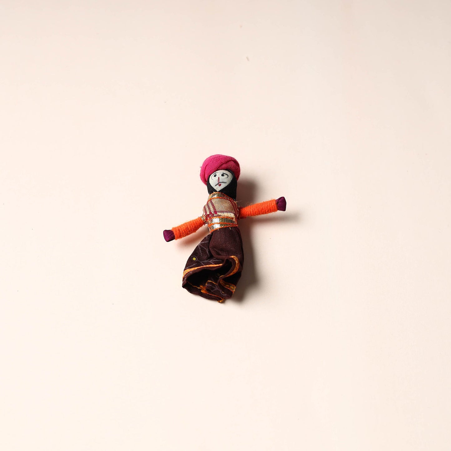 Rajasthani Puppet Couple Handmade Magnet