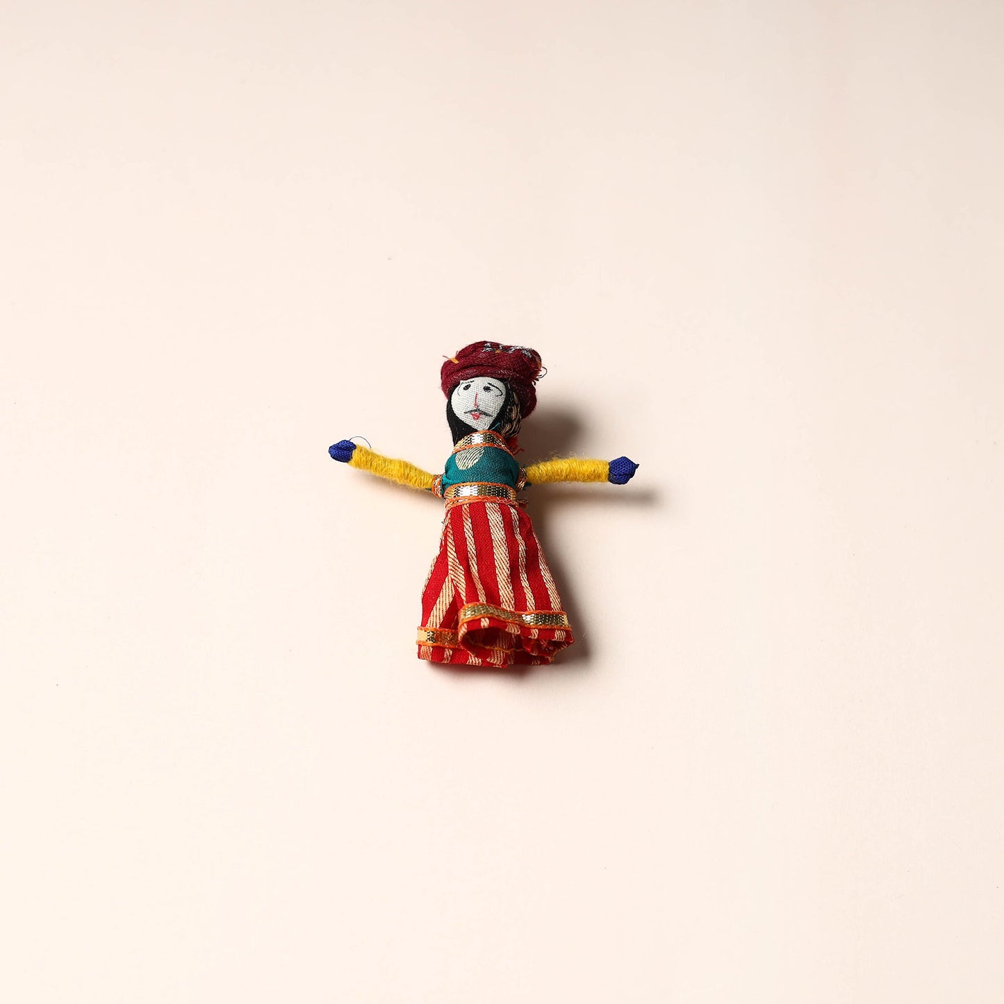 Rajasthani Puppet Couple Handmade Magnet