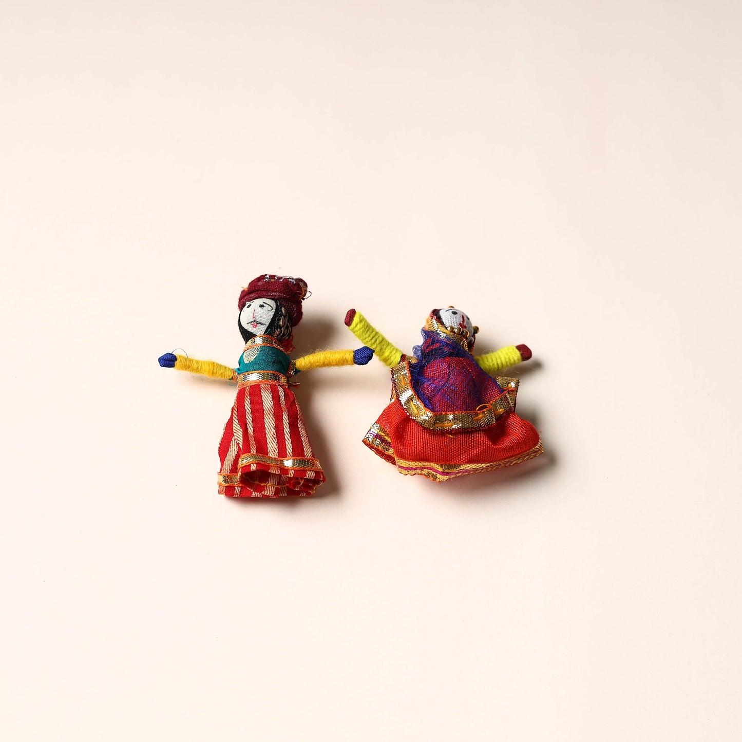 Rajasthani Puppet Couple Handmade Magnet