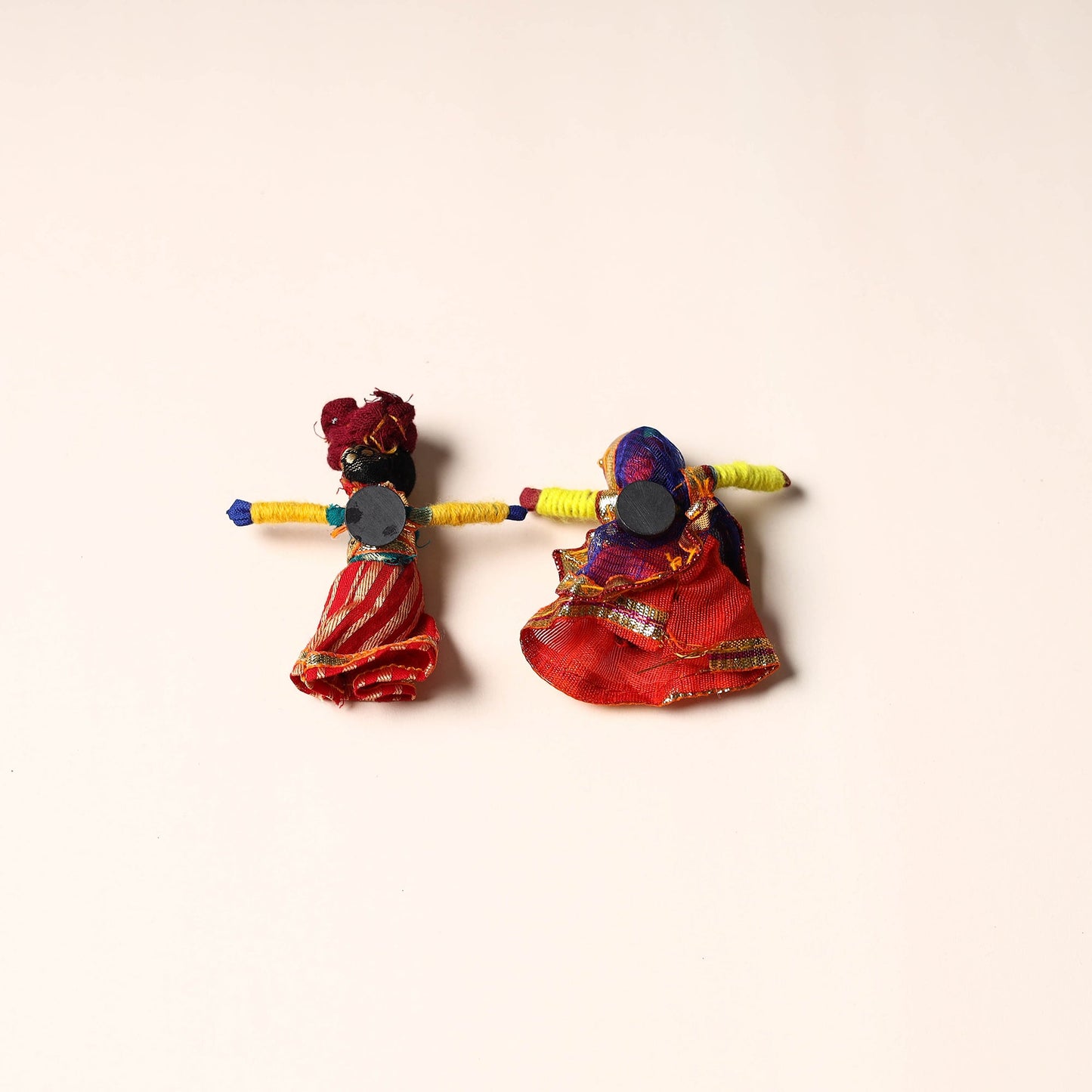 Rajasthani Puppet Couple Handmade Magnet