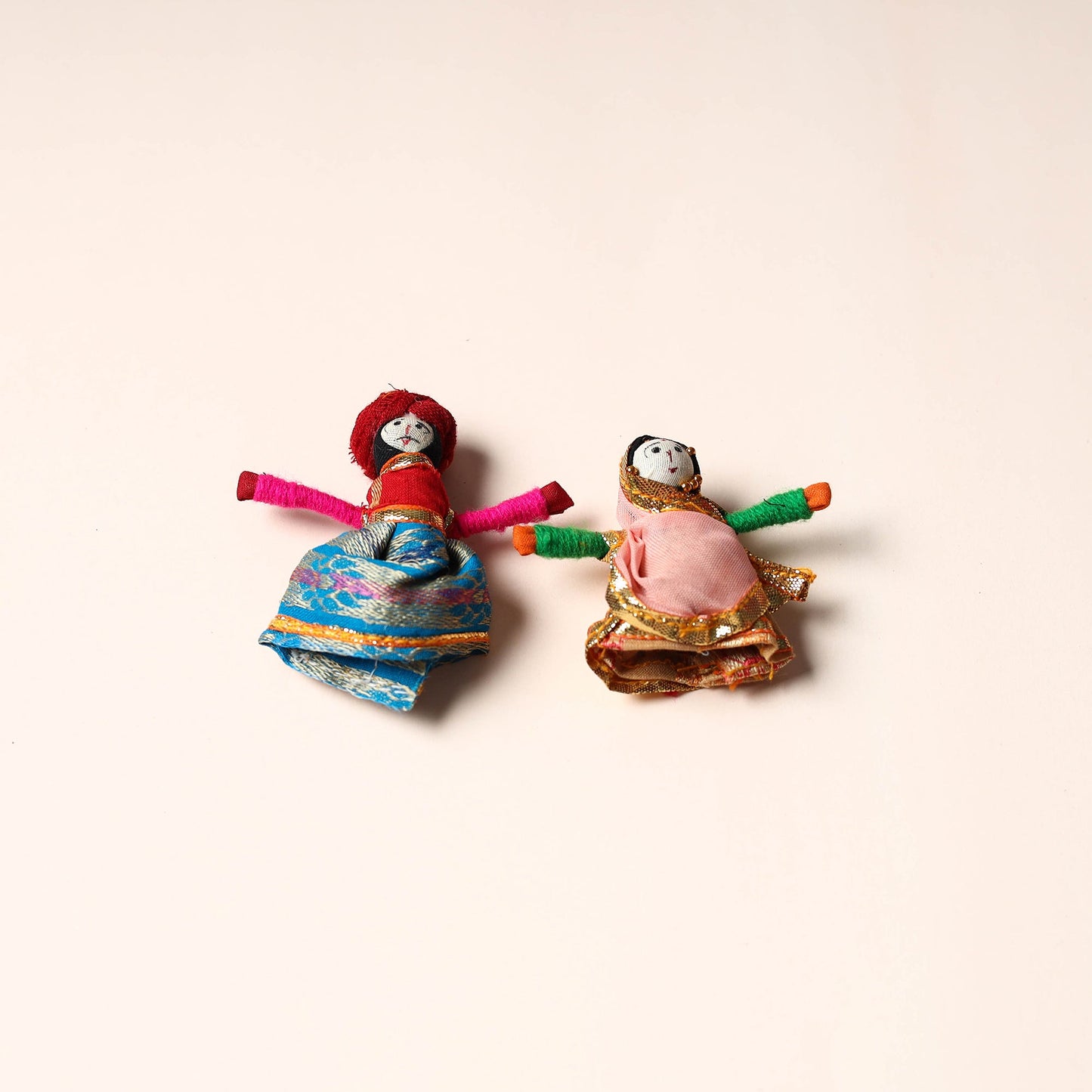 Rajasthani Puppet Couple Handmade Magnet