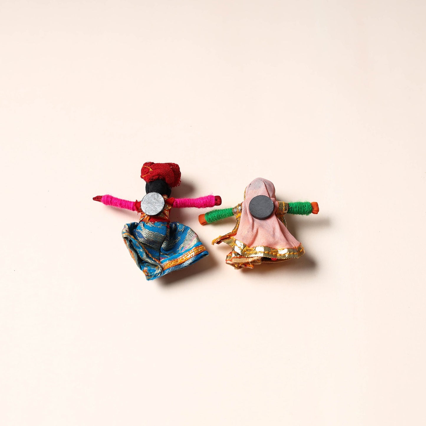 Rajasthani Puppet Couple Handmade Magnet