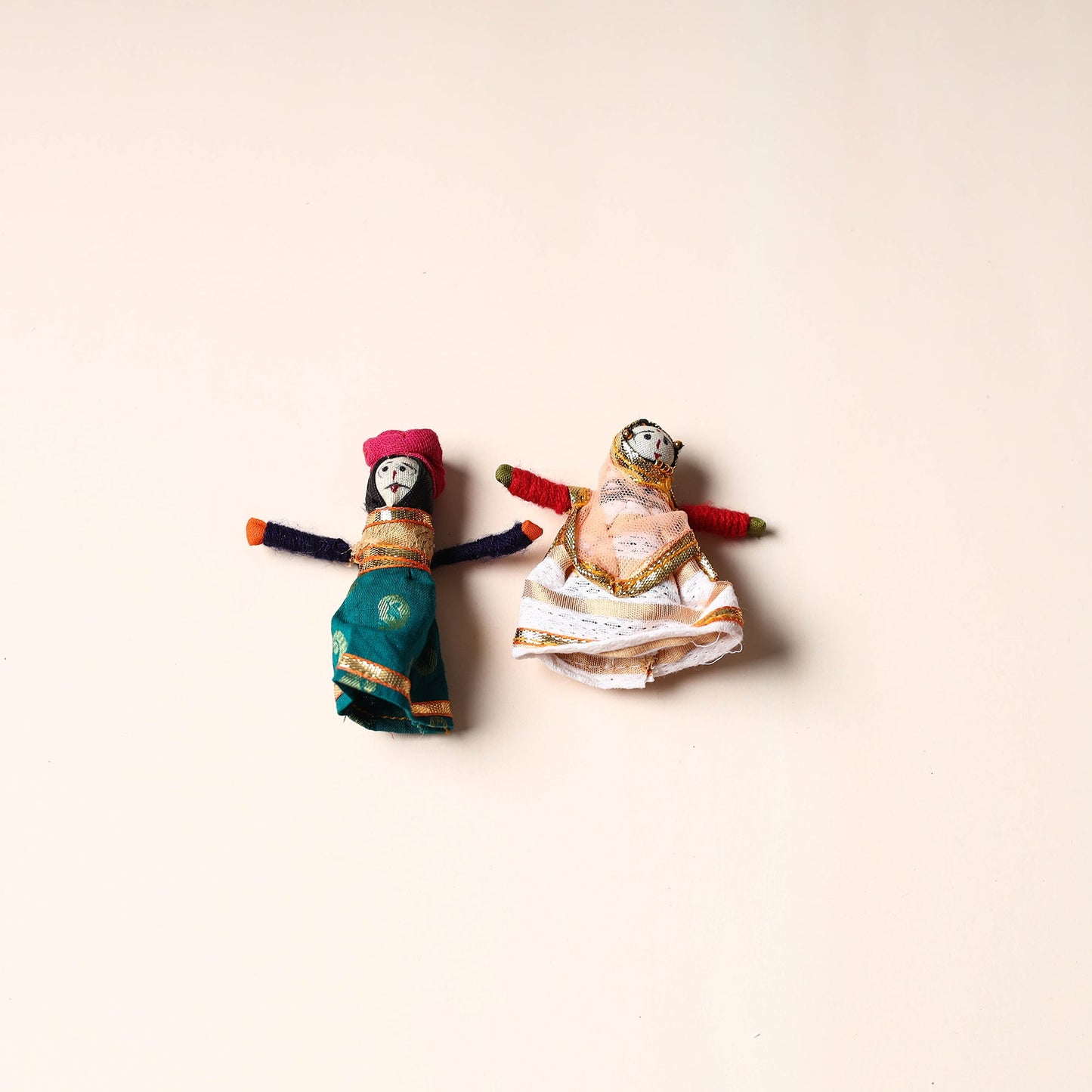 Rajasthani Puppet Couple Handmade Magnet