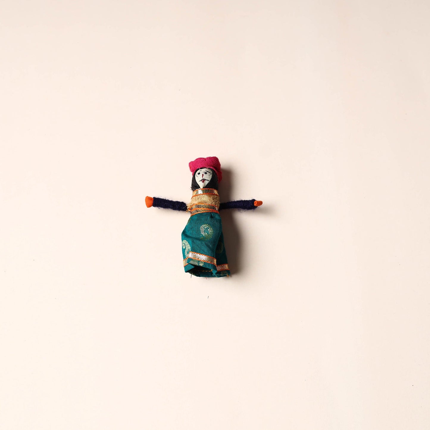 Rajasthani Puppet Couple Handmade Magnet
