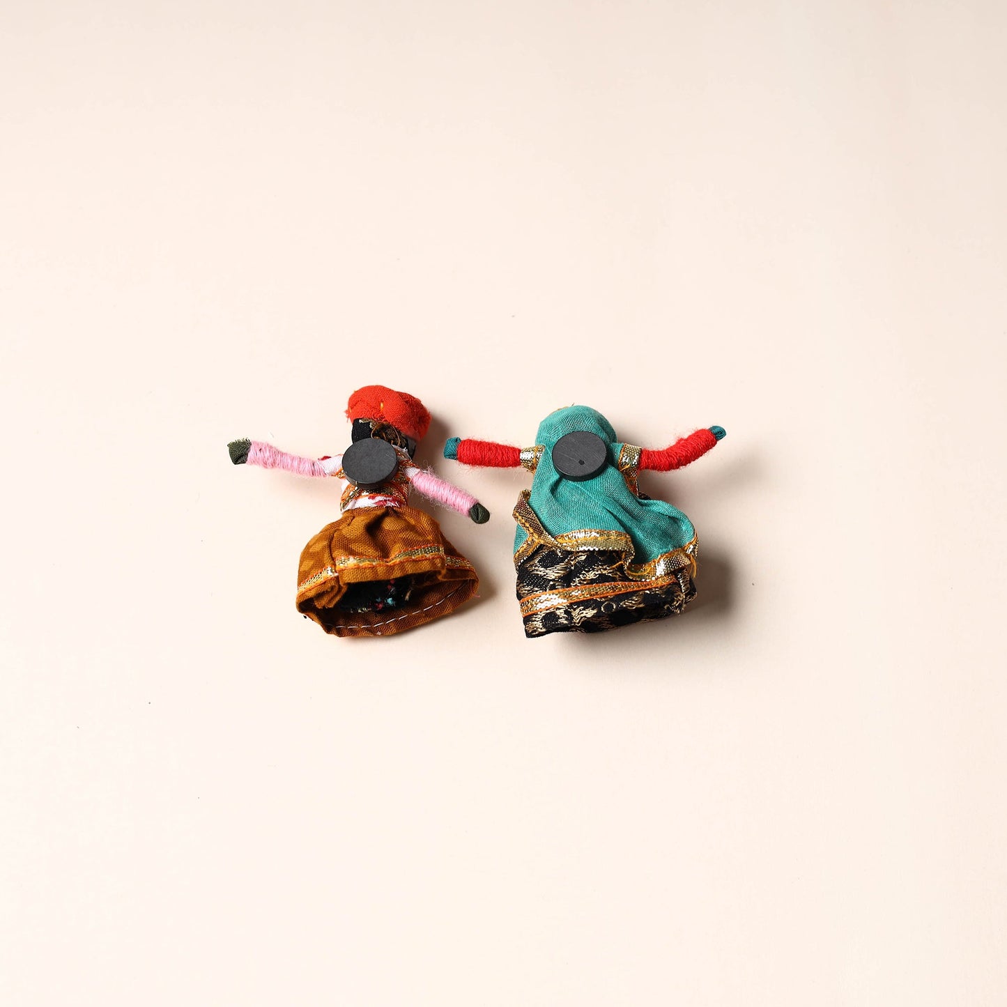 Rajasthani Puppet Couple Handmade Magnet