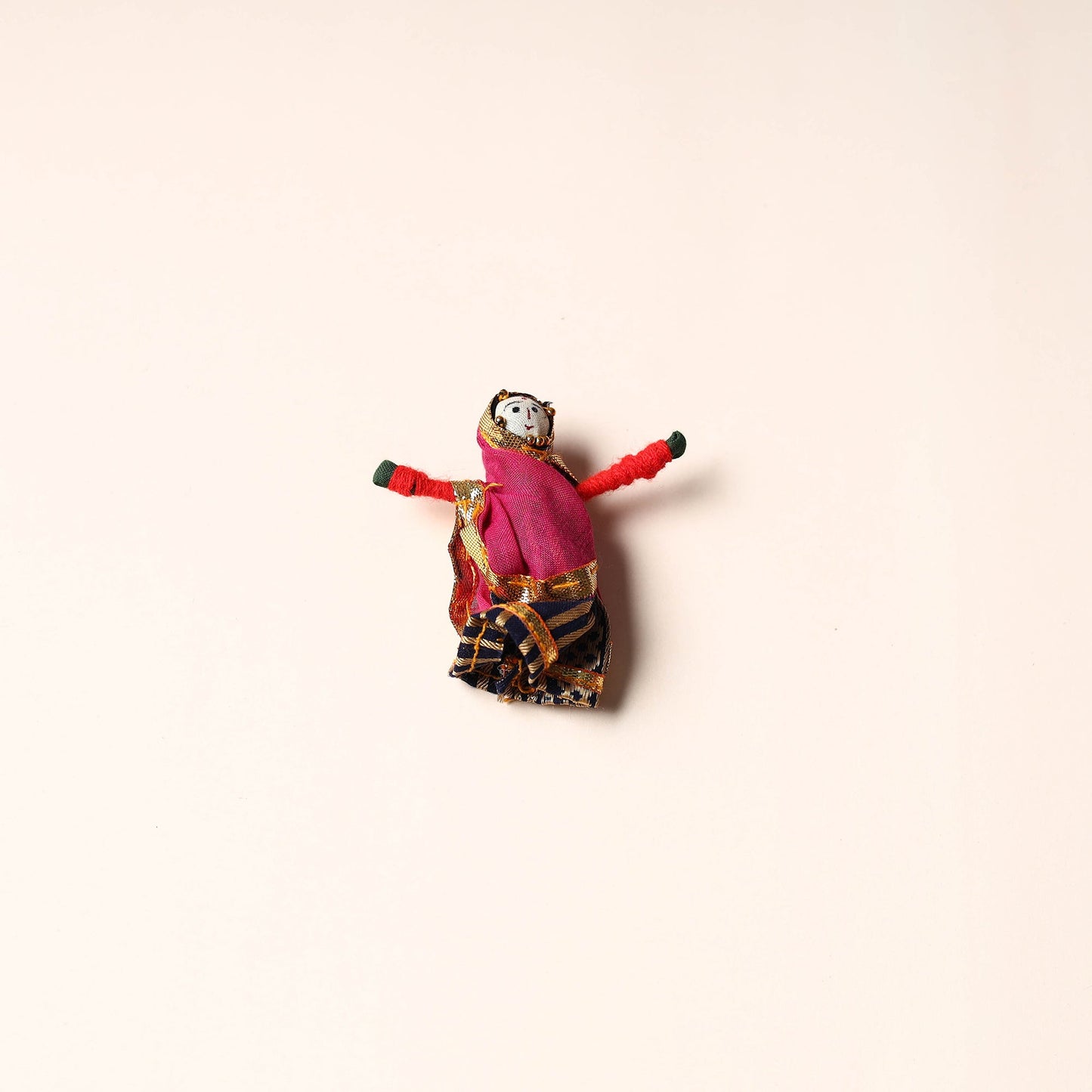 Rajasthani Puppet Couple Handmade Magnet
