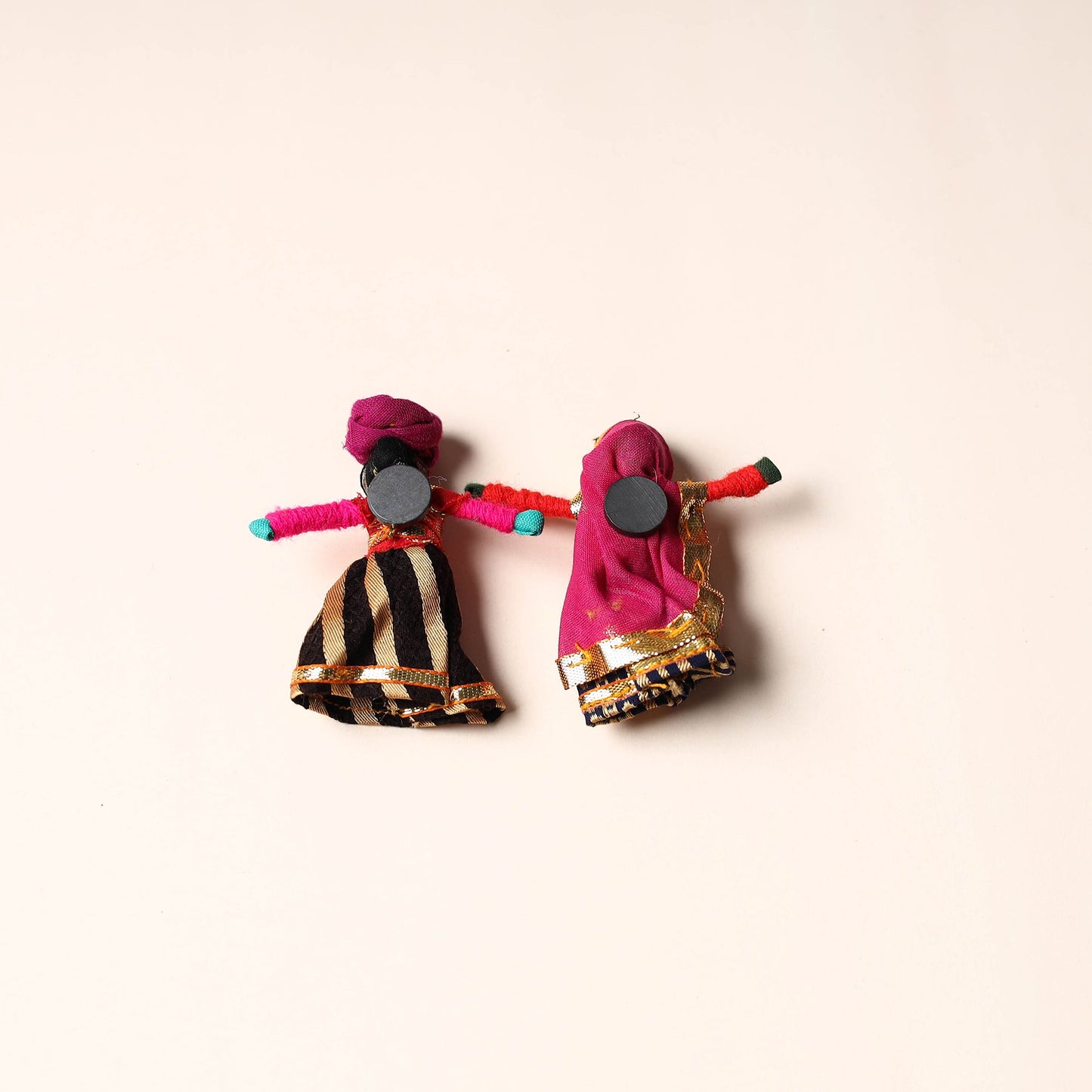 Rajasthani Puppet Couple Handmade Magnet