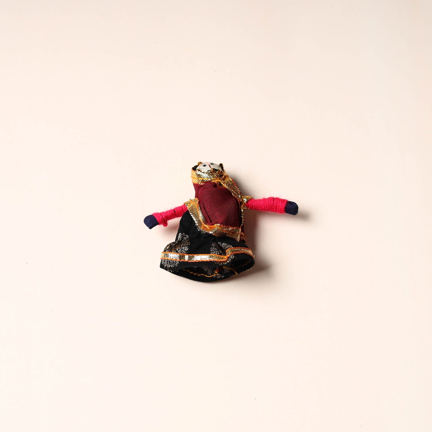 Rajasthani Puppet Couple Handmade Magnet