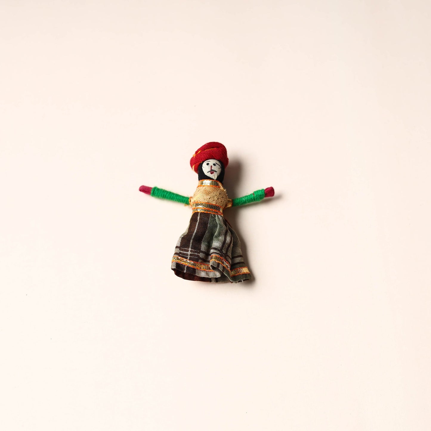 Rajasthani Puppet Couple Handmade Magnet
