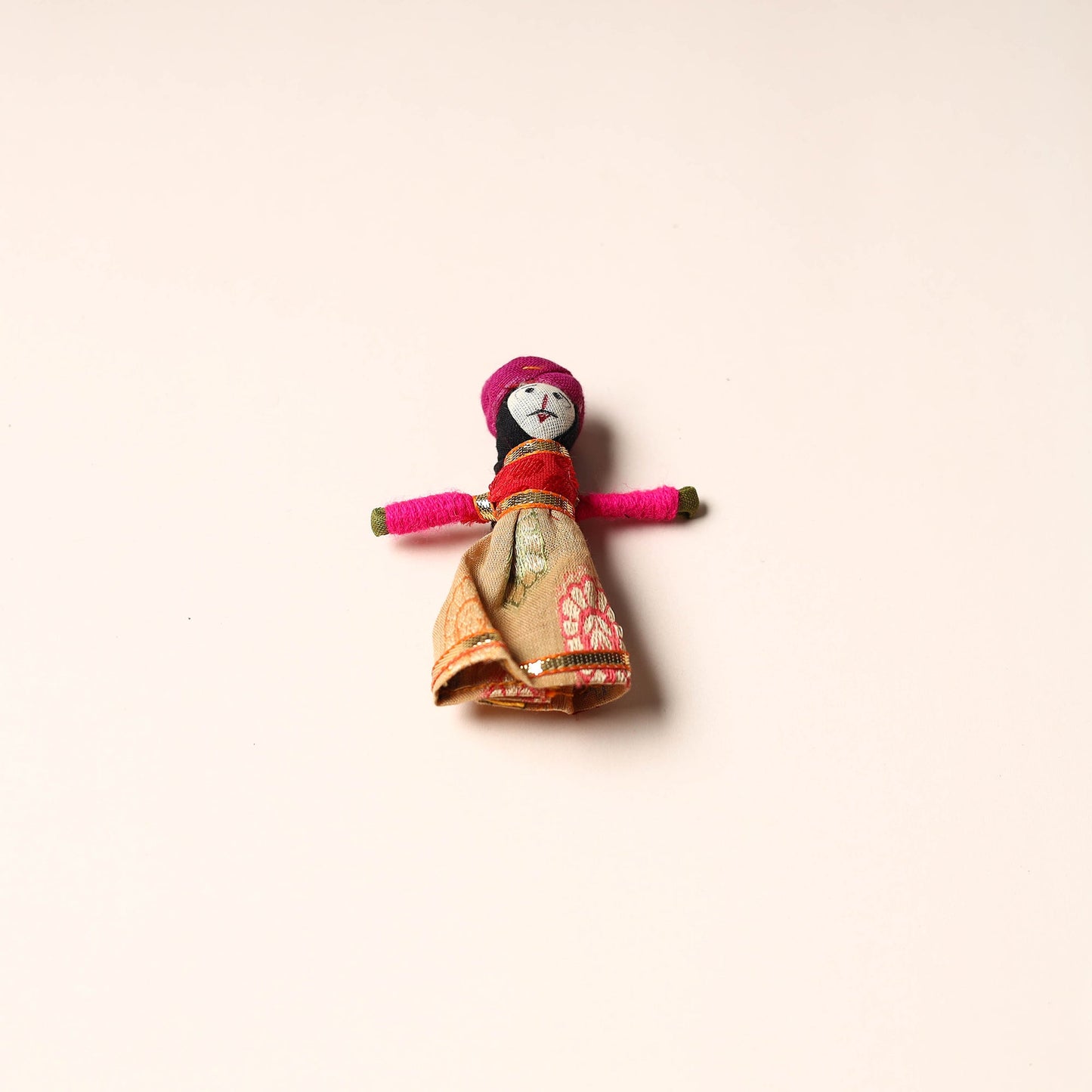 Rajasthani Puppet Couple Handmade Magnet