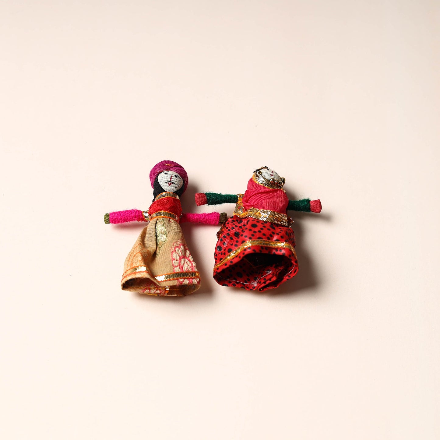 Rajasthani Puppet Couple Handmade Magnet