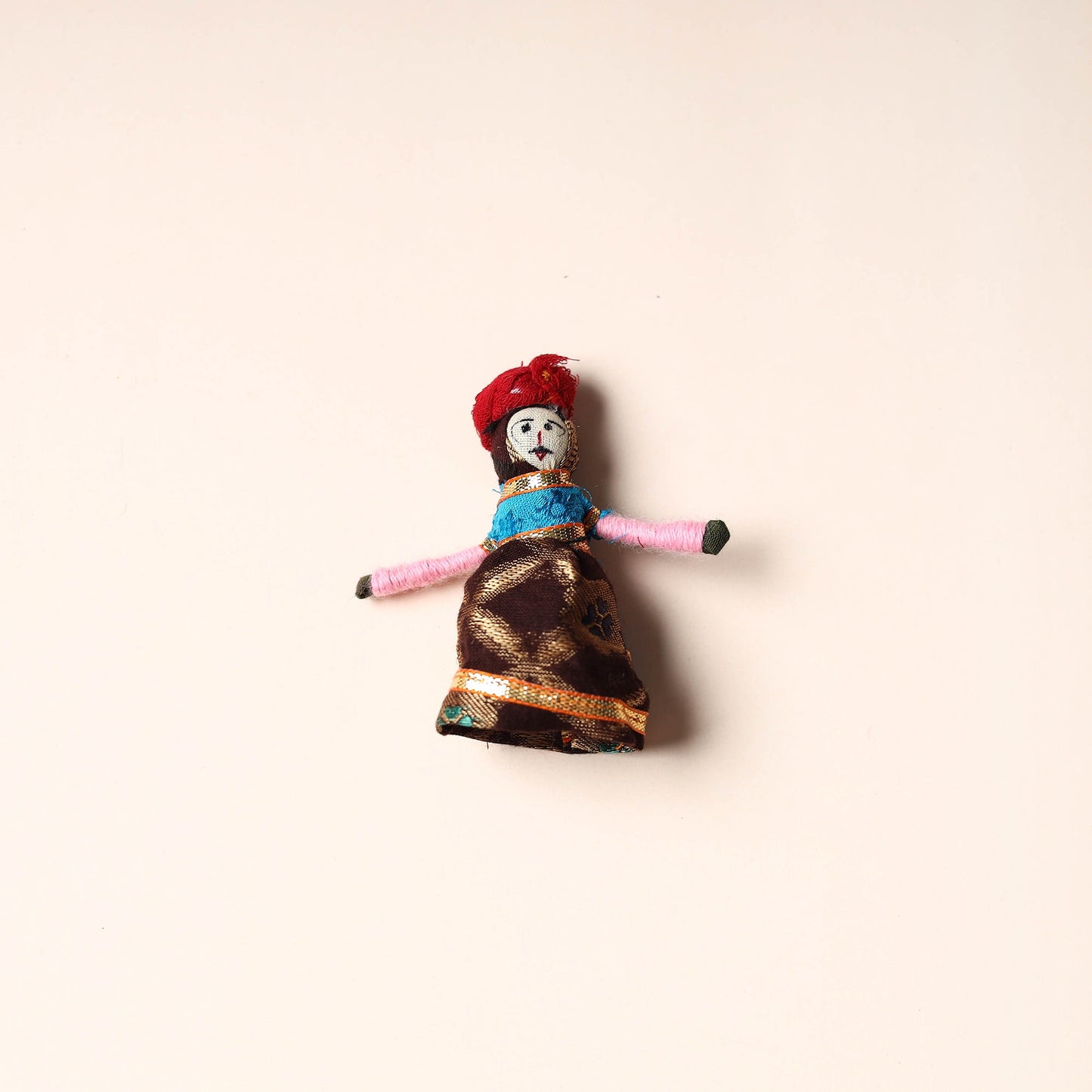 Rajasthani Puppet Couple Handmade Magnet
