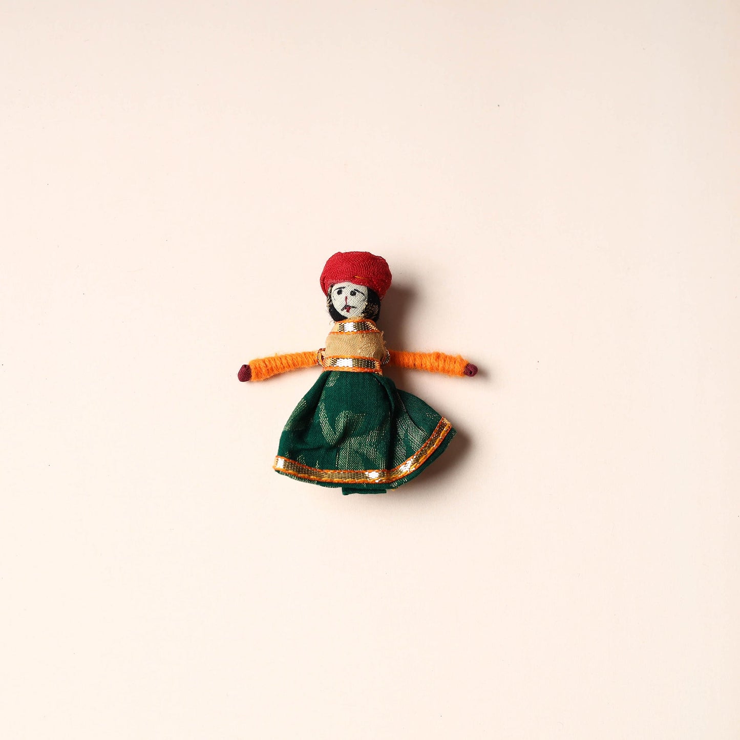 Rajasthani Puppet Couple Handmade Magnet