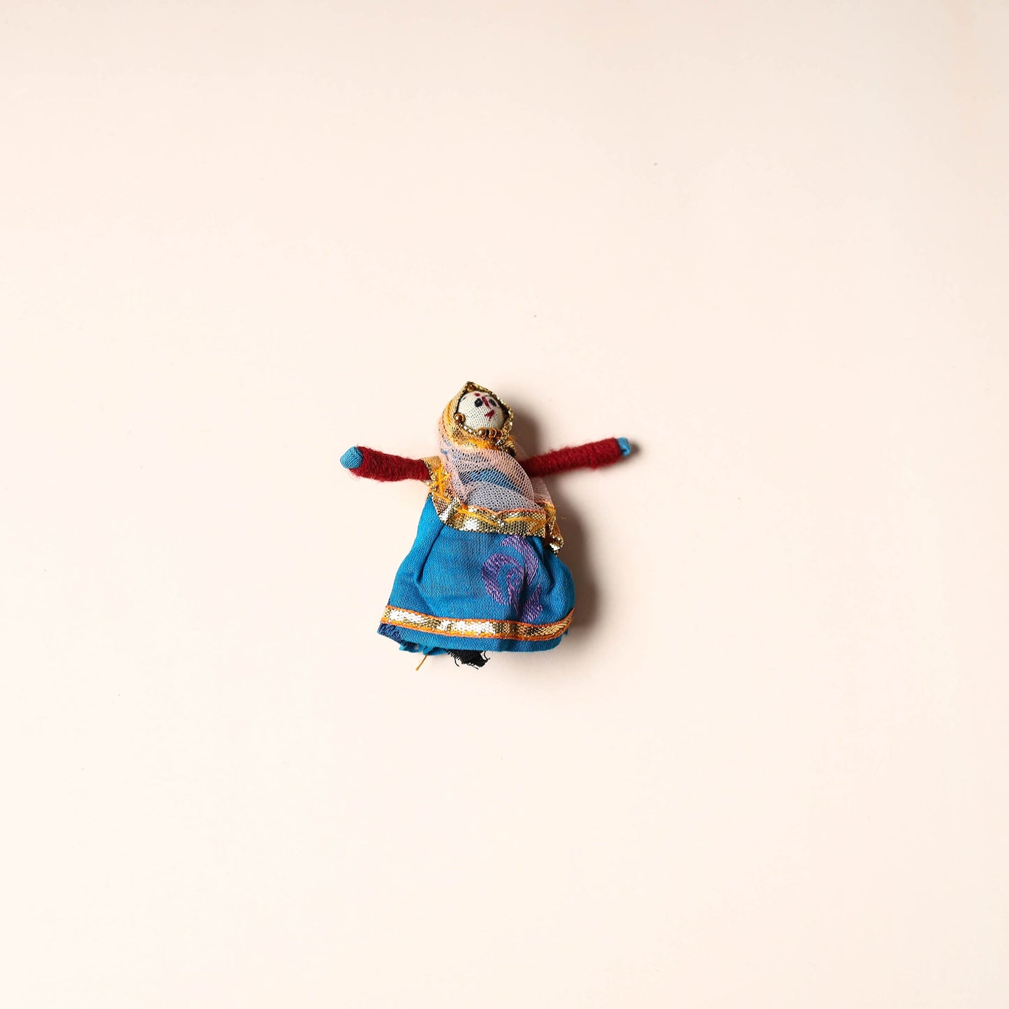 Rajasthani Puppet Couple Handmade Magnet