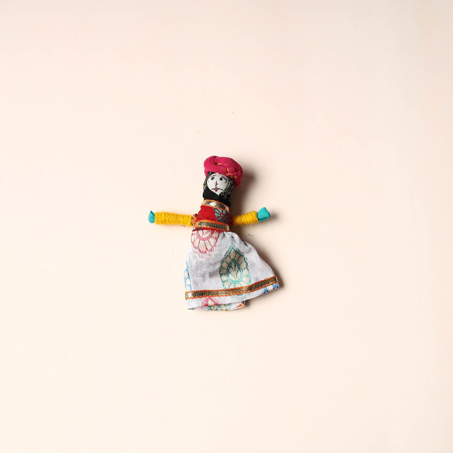 Rajasthani Puppet Couple Handmade Magnet