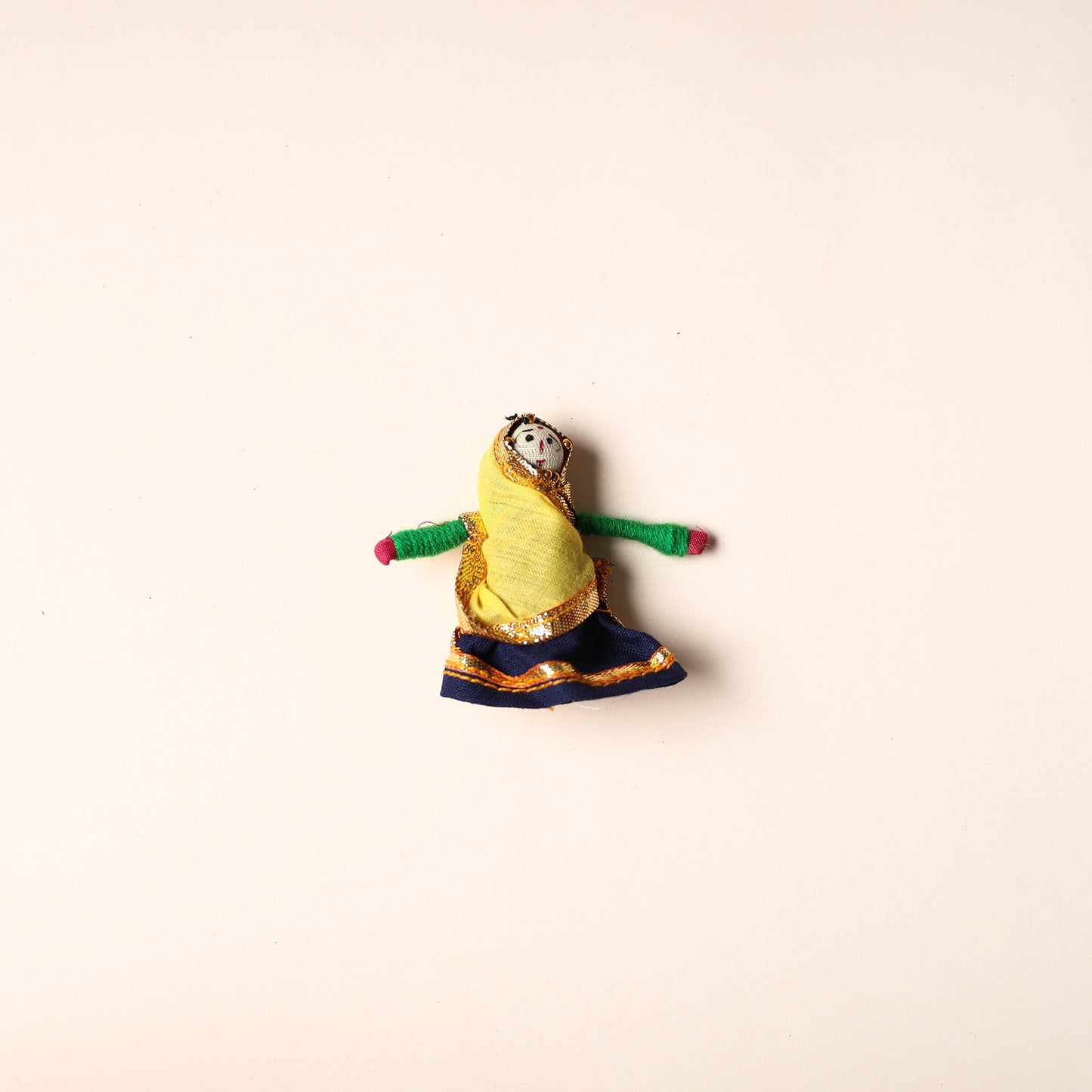 Rajasthani Puppet Couple Handmade Magnet