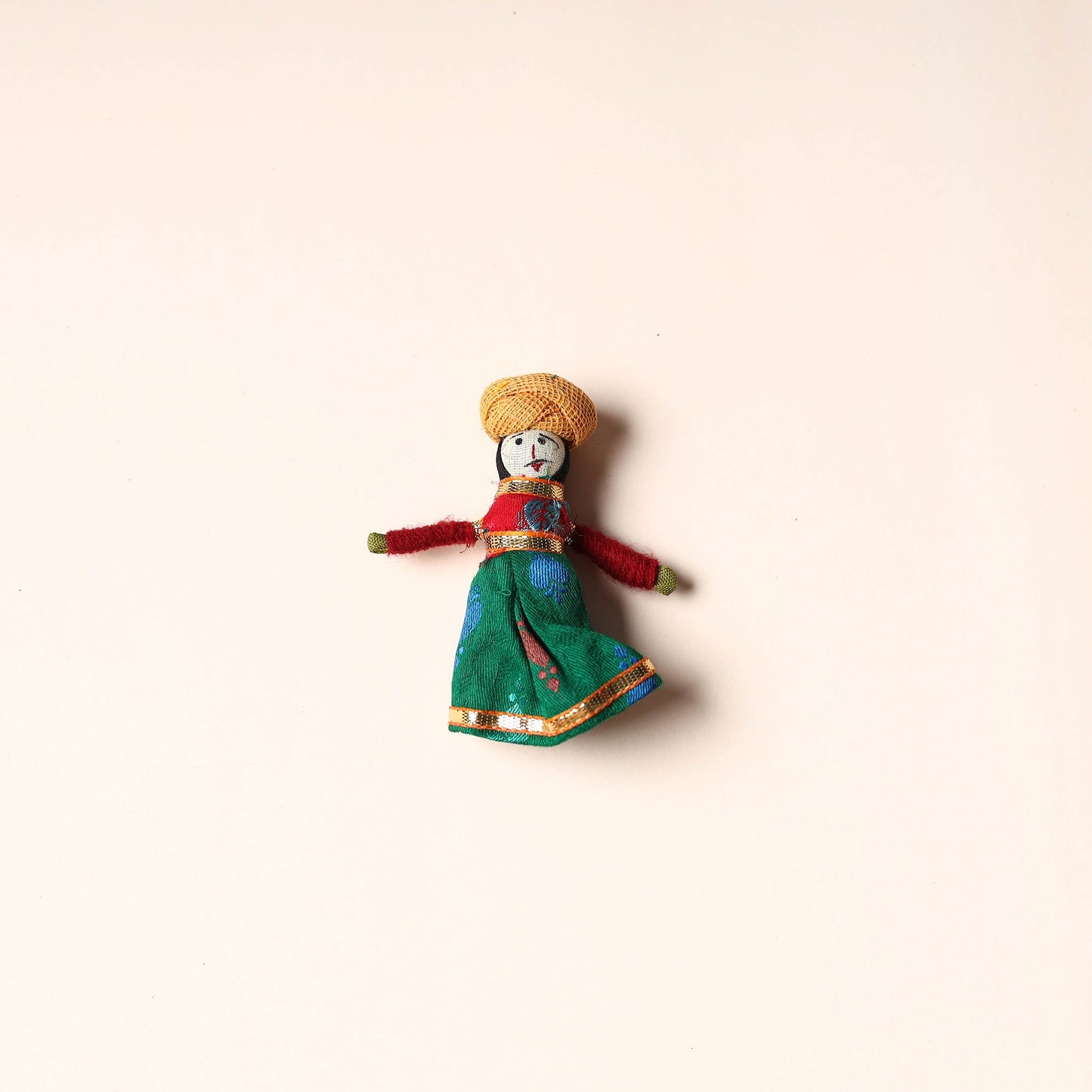 Rajasthani Puppet Couple Handmade Magnet