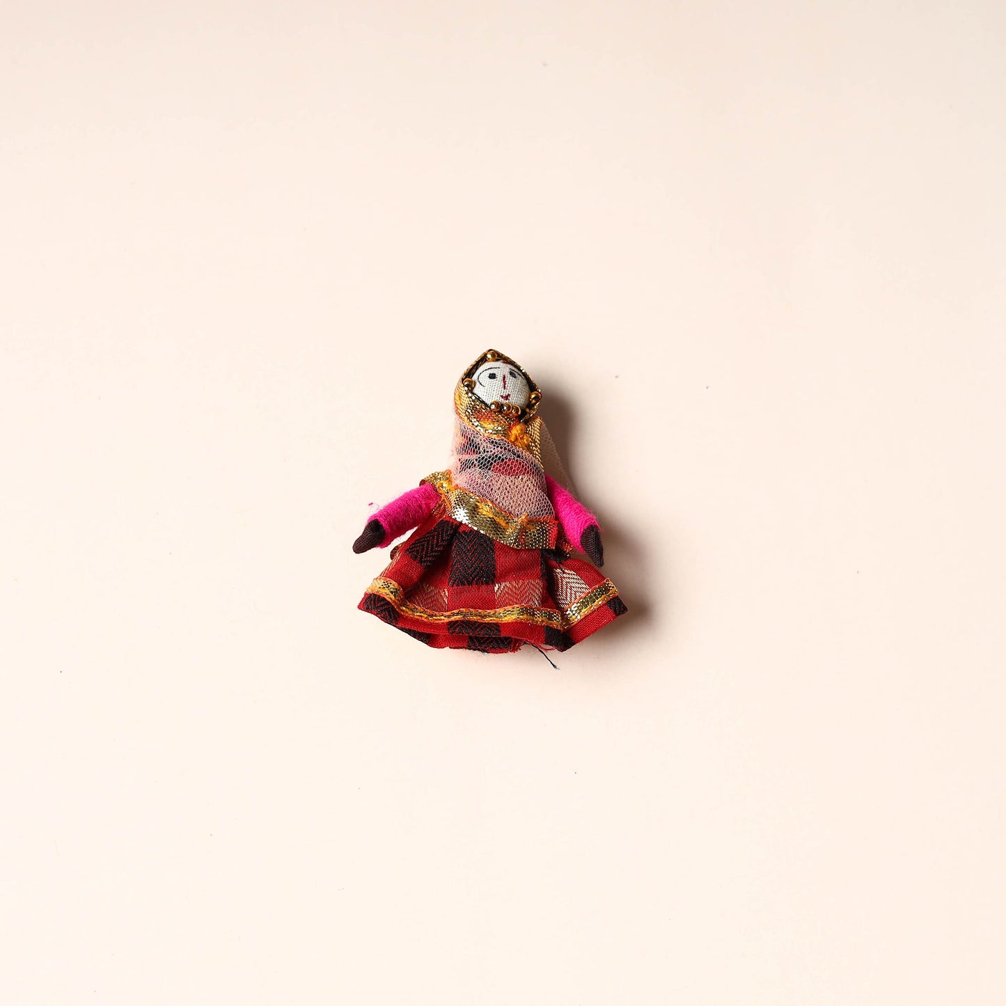 Rajasthani Puppet Couple Handmade Magnet