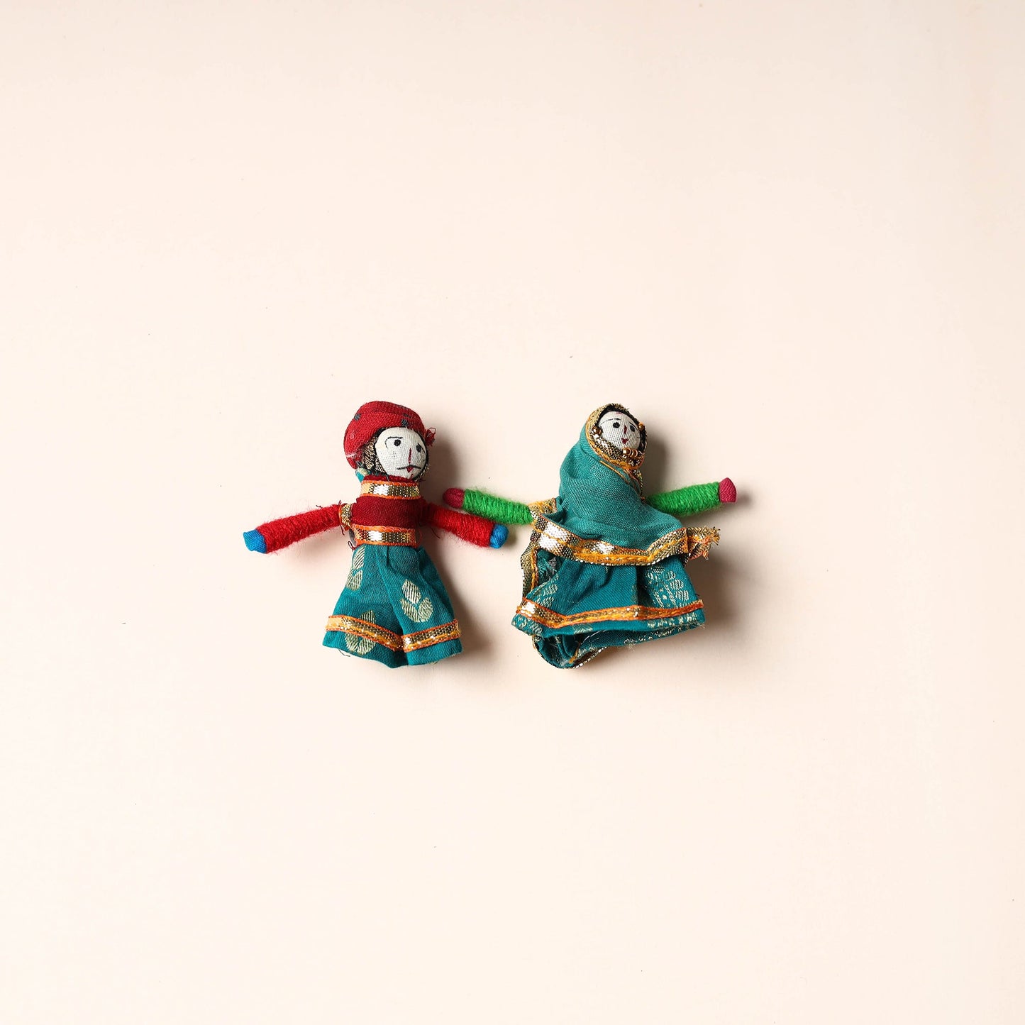 Rajasthani Puppet Couple Handmade Magnet