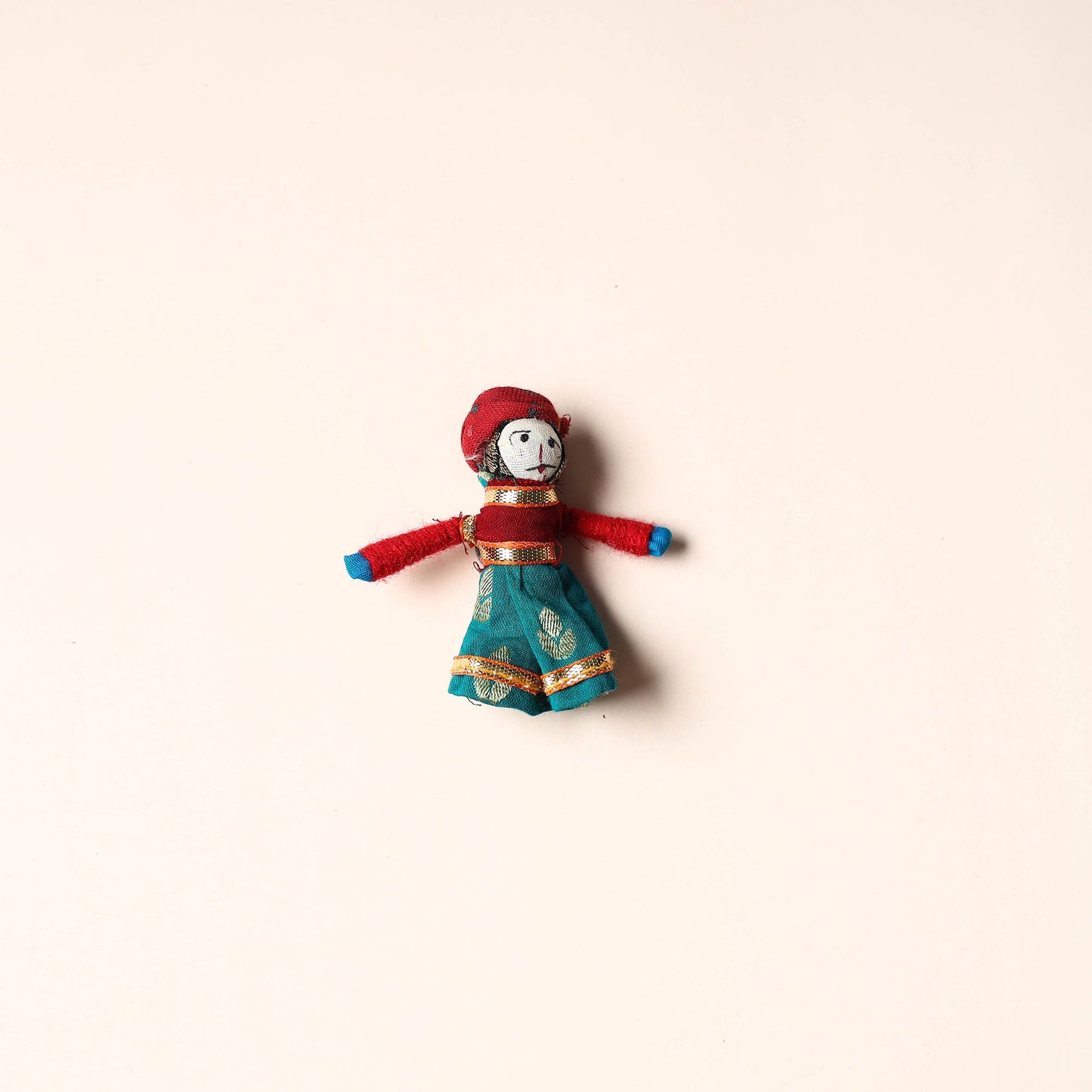 Rajasthani Puppet Couple Handmade Magnet