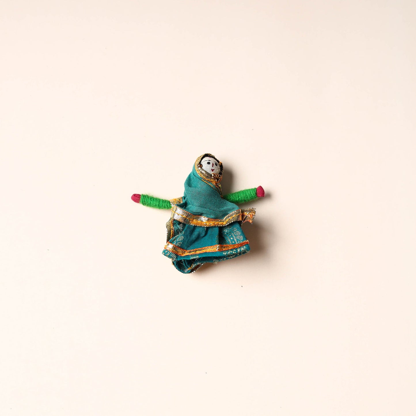 Rajasthani Puppet Couple Handmade Magnet