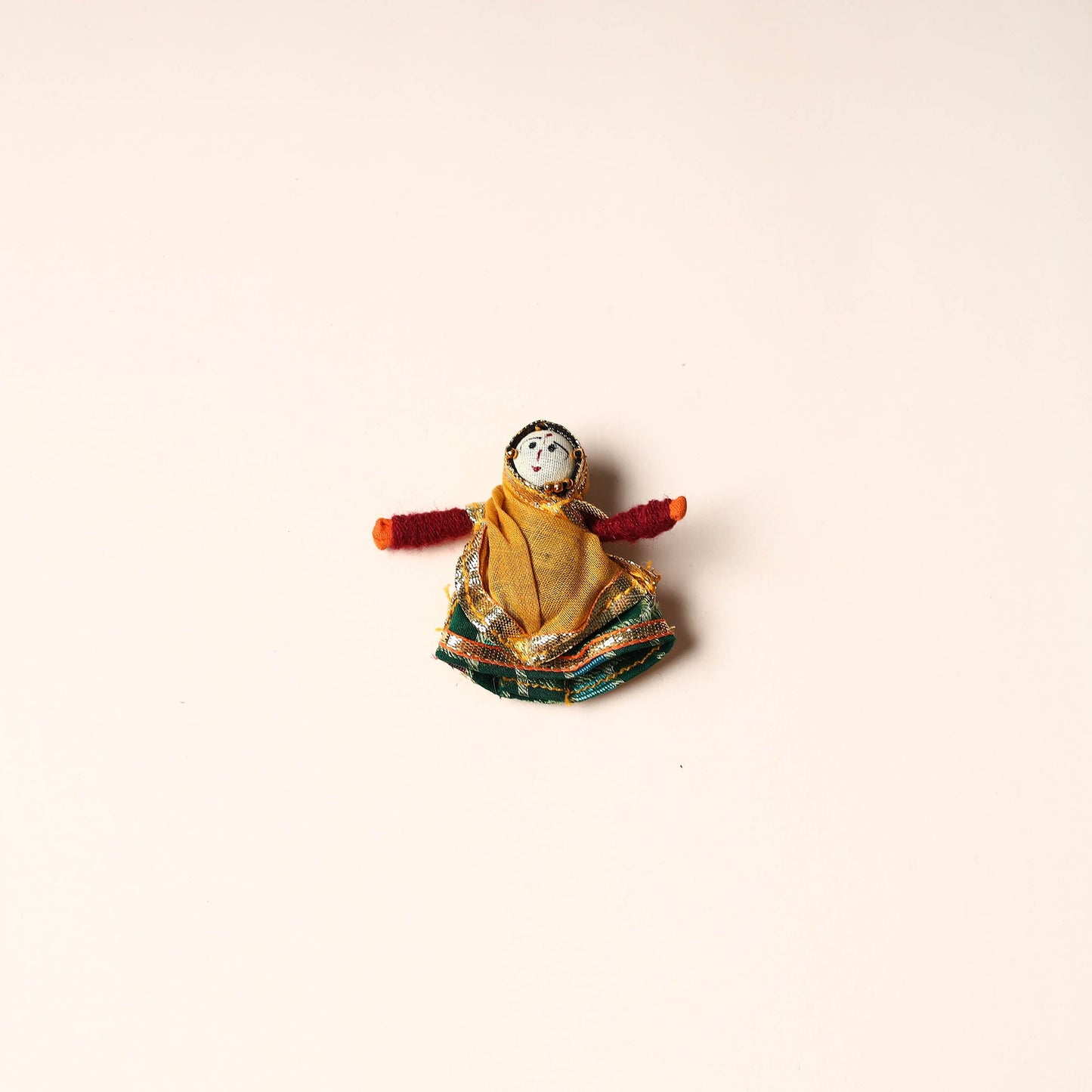 Rajasthani Puppet Couple Handmade Magnet