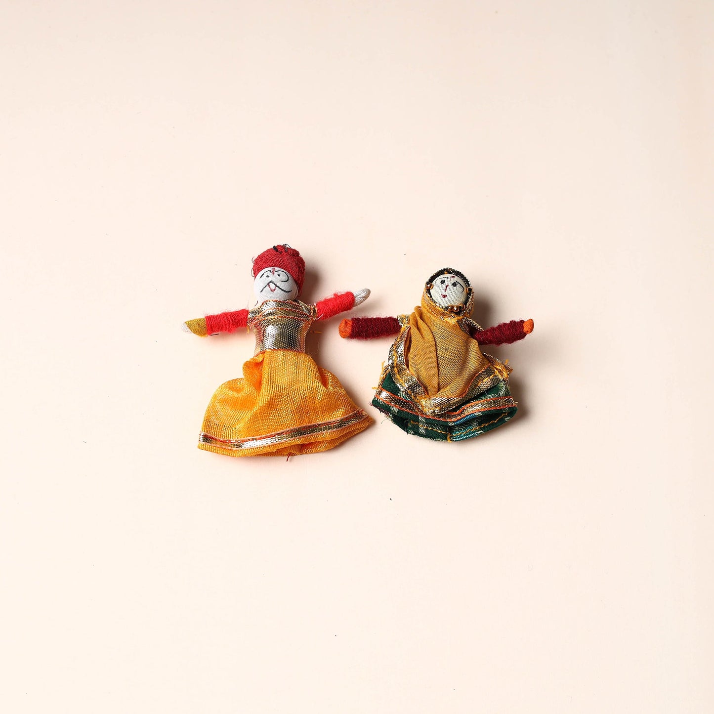 Rajasthani Puppet Couple Handmade Magnet