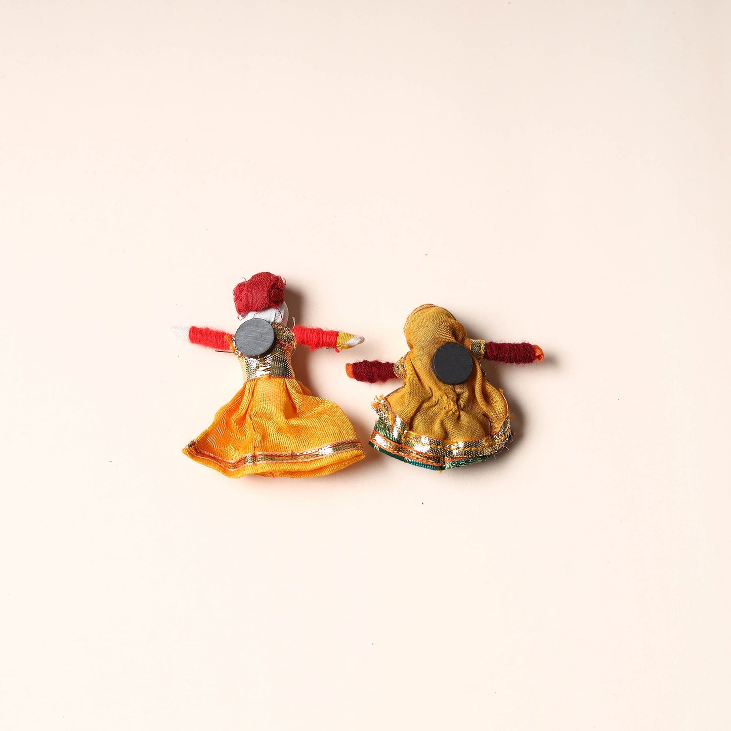 Rajasthani Puppet Couple Handmade Magnet