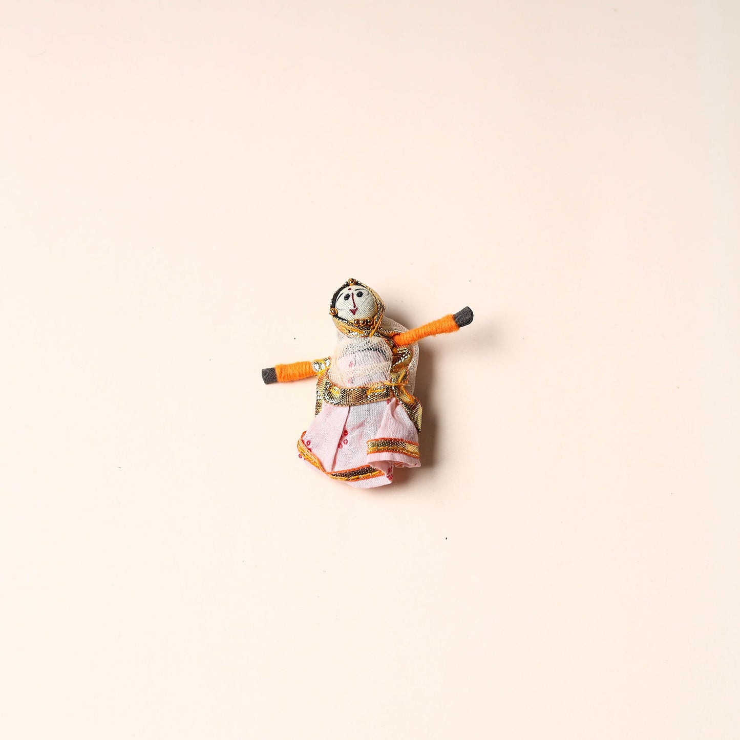 Rajasthani Puppet Couple Handmade Magnet