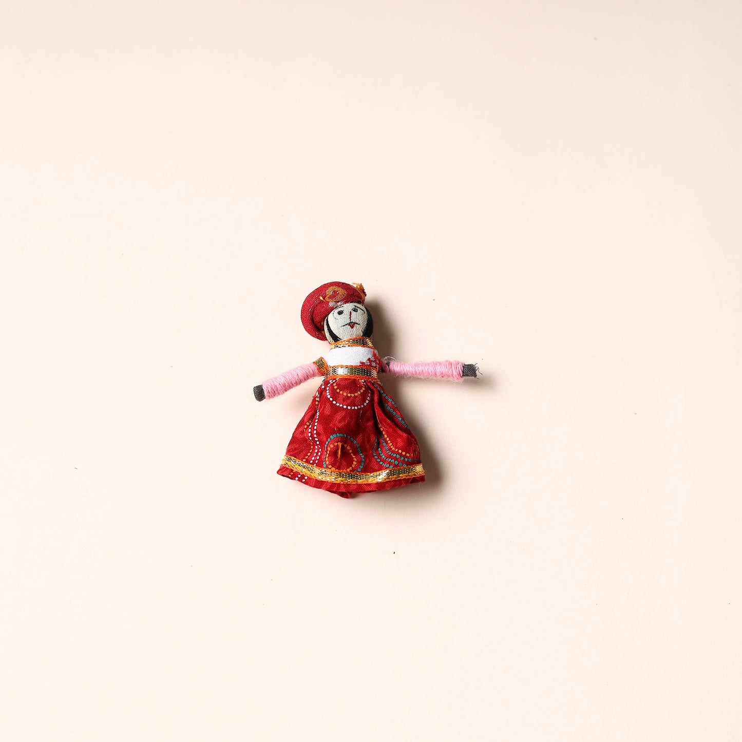 Rajasthani Puppet Couple Handmade Magnet