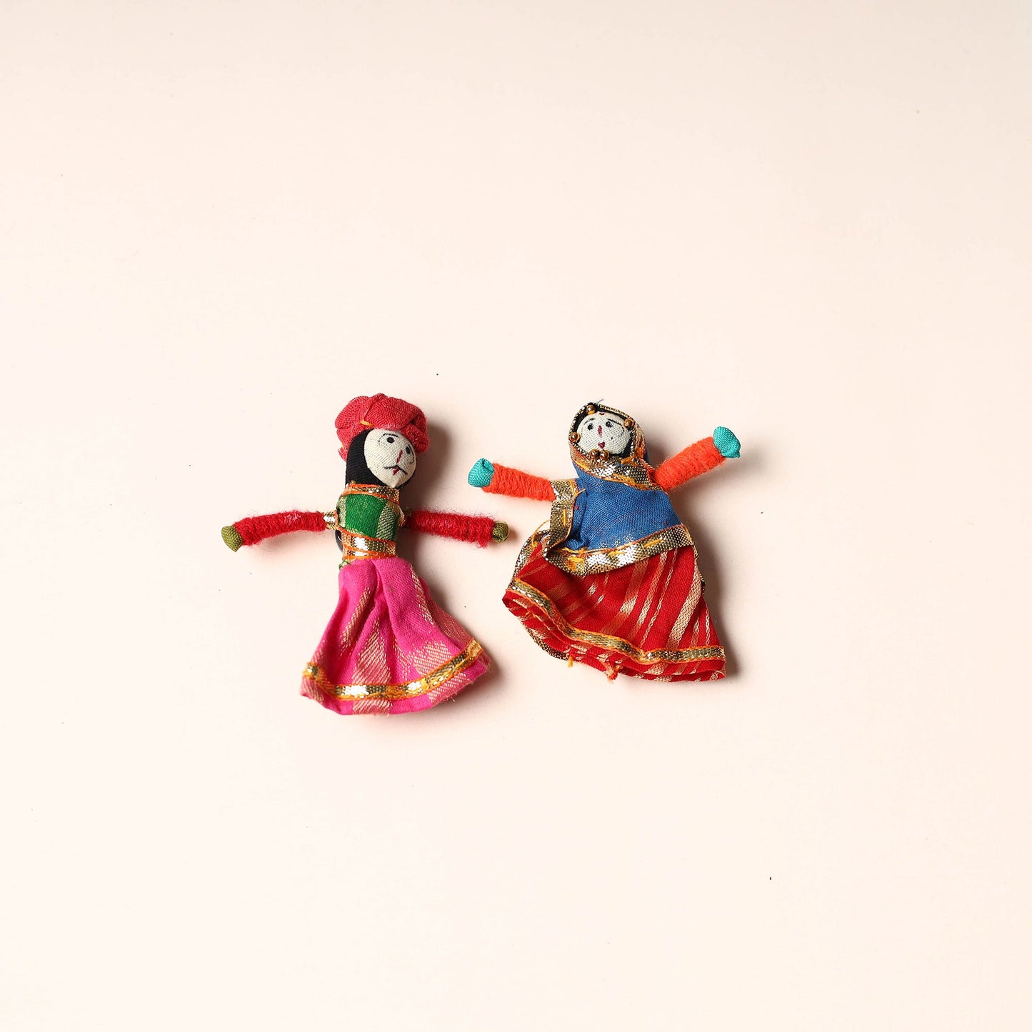 Rajasthani Puppet Couple Handmade Magnet