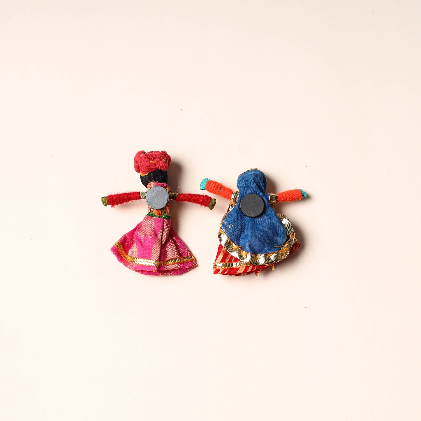 Rajasthani Puppet Couple Handmade Magnet