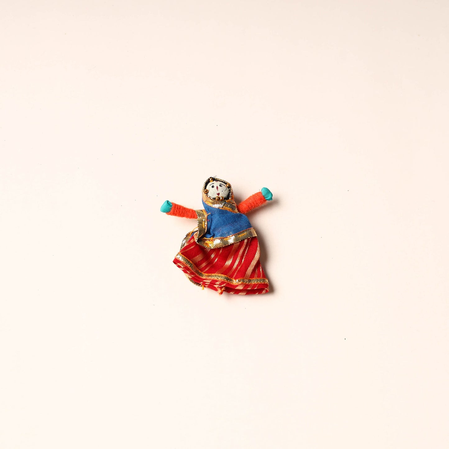 Rajasthani Puppet Couple Handmade Magnet