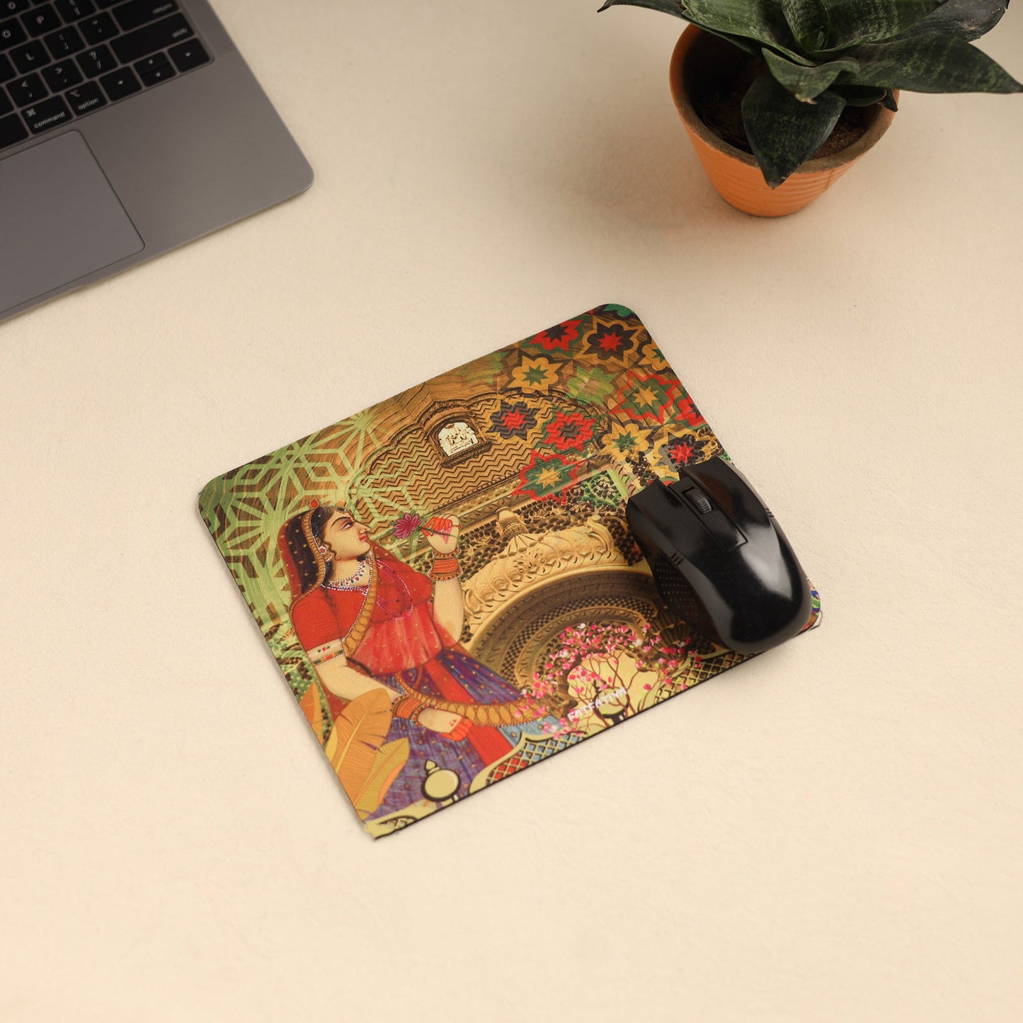 Rajasthani Queen Artisan Gaming Mouse Pad