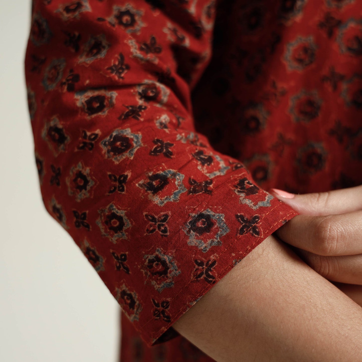 Ajrakh Kurta with Palazzo Set