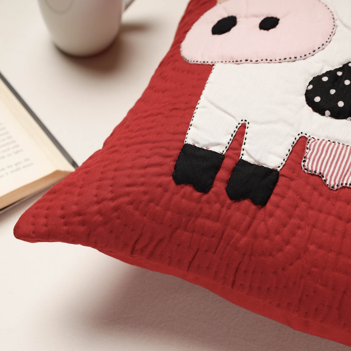 Applique Cushion Cover