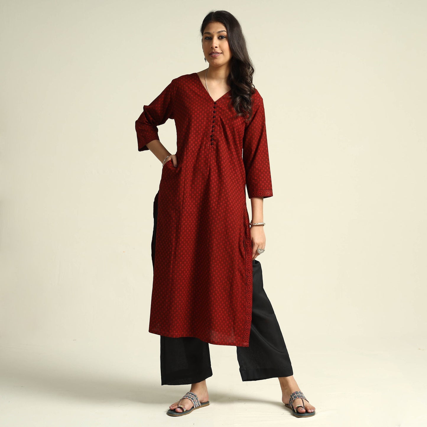 Bagh Kurta with Palazzo Set