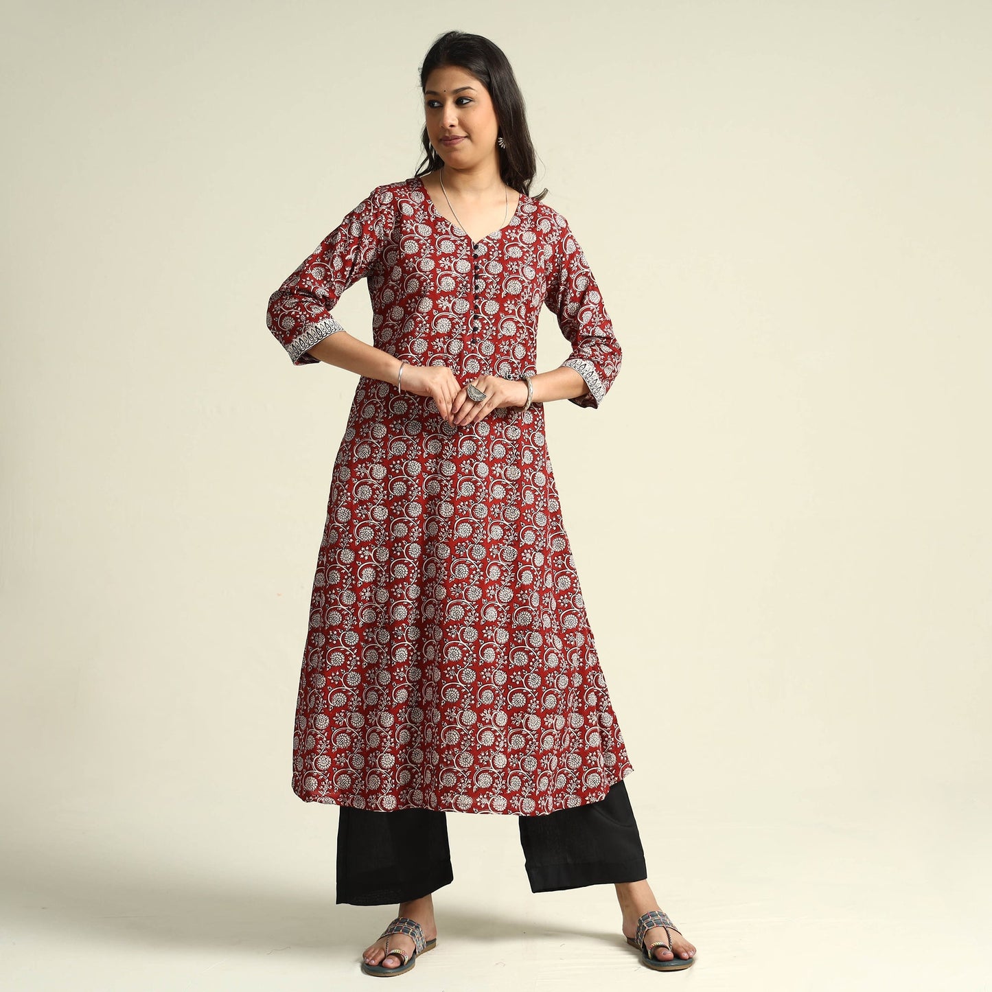 Bagh Kurta with Palazzo Set