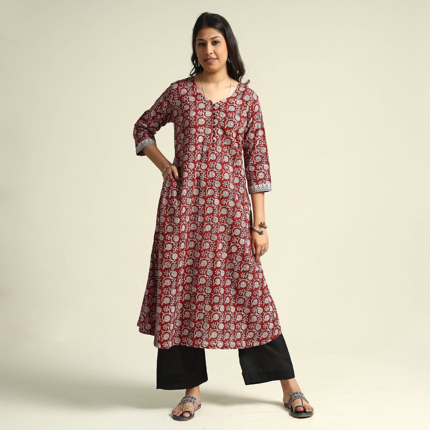Bagh Kurta with Palazzo Set